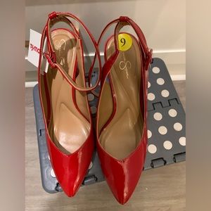 Jessica Simpson ankle strap heels